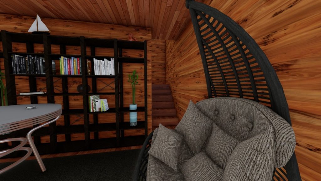 Гостевой 2-х этажный дом 5*9м. — фасад